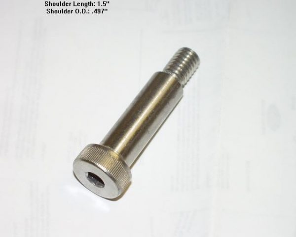 1/2 x 1 1/2 Shoulder Bolt - Stainless Steel